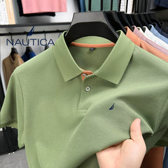 Nautica Luxury Mulberry Silk 300g Heavyweight Polo