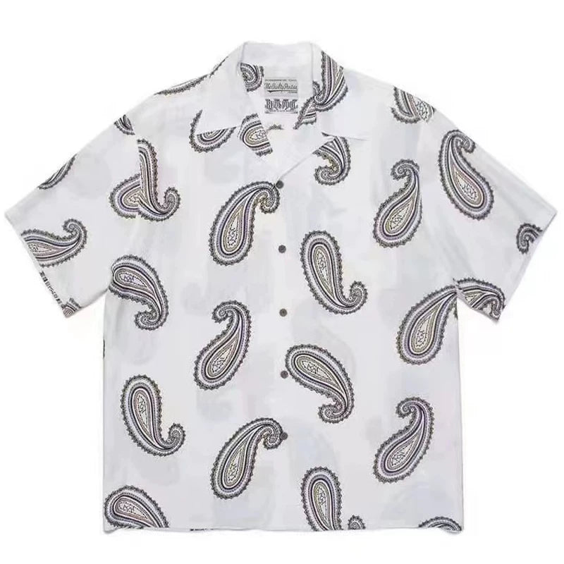 WACKO MARIA Style Vampire Horror Hawaiian Shirt