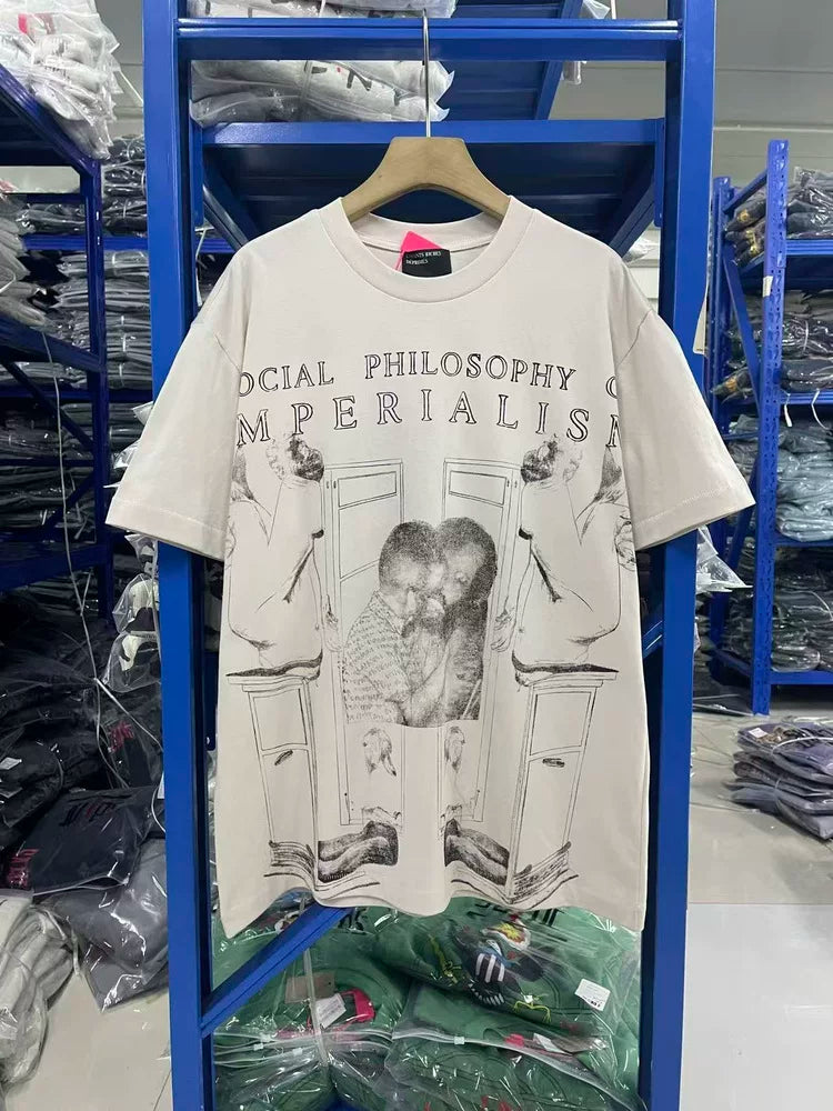 ERD Inspired All Over Print Washed Cotton Tee