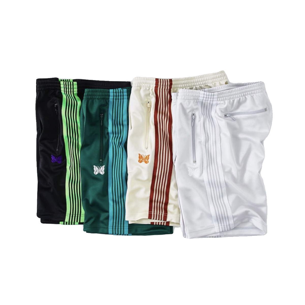 Needles Style Retro American High Street Track Shorts