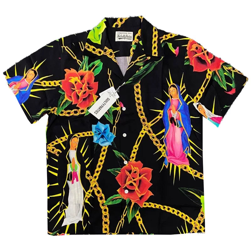 WACKO MARIA 18SS Reaper Eyes Hawaiian Shirt