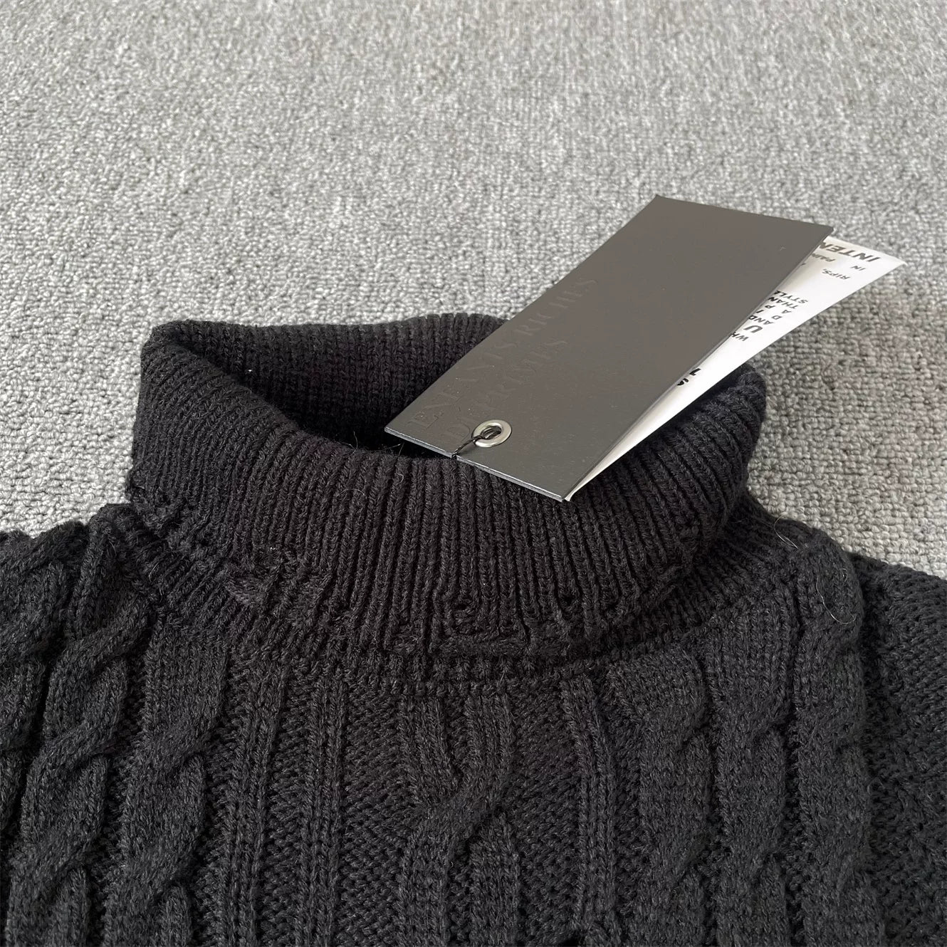 ERD melancholic Avant Garde High Neck Loose Sweater