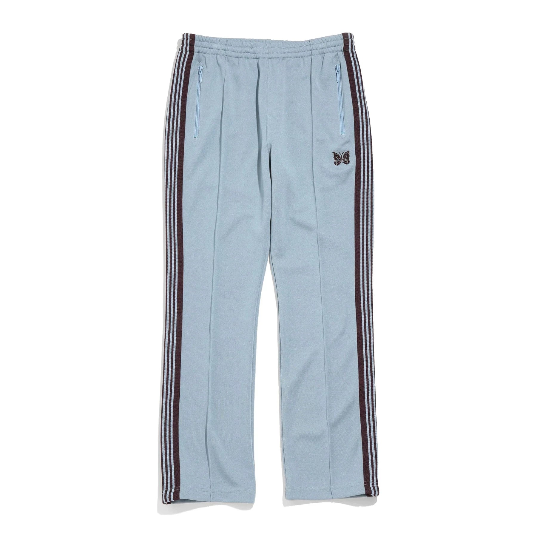 Needles Style Vintage Butterfly Embroidery Striped Track Pants
