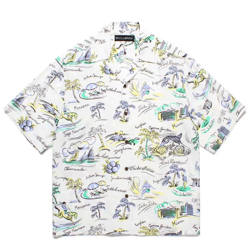 WACKO MARIA x 25ss  Batman Movie Hawaiian Shirt
