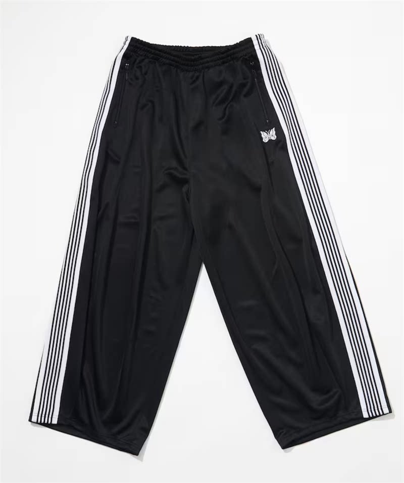 Needles Style Hip Hop Butterfly Embroidered Track Pants
