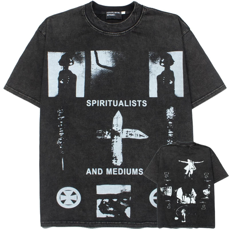 ERD Melancholy Retro Distressed Oversized Cotton Shirt