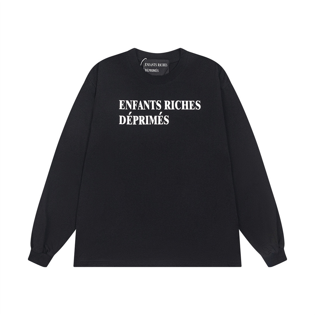 ERD Vintage Graphic Print Loose Cotton Long Tee