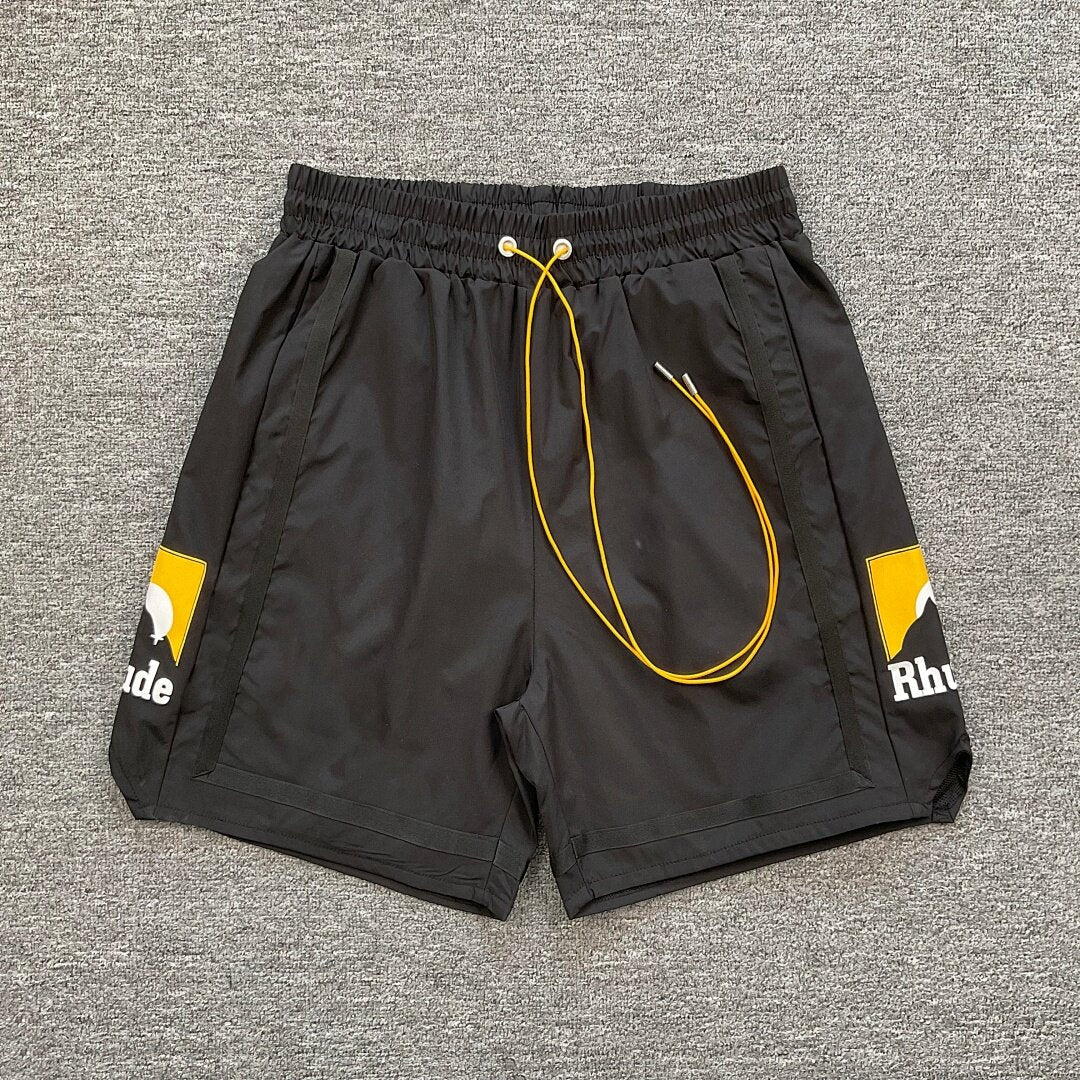 RHUDE Sunset Mountain Graphic Quick Dry Beach Shorts