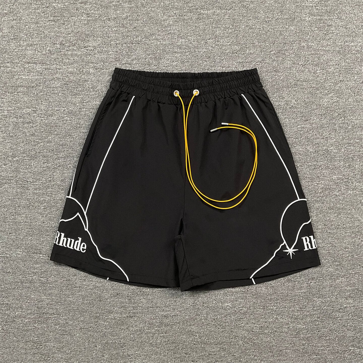 RHUDE American Retro Loose Fit Unisex Sweat Shorts