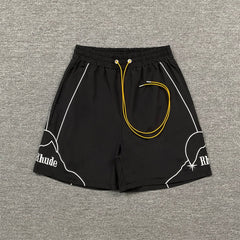RHUDE American Retro Loose Fit Unisex Sweat Shorts