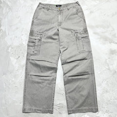 ERD Vintage Oversized Washed Multi Pocket Cargo Pants
