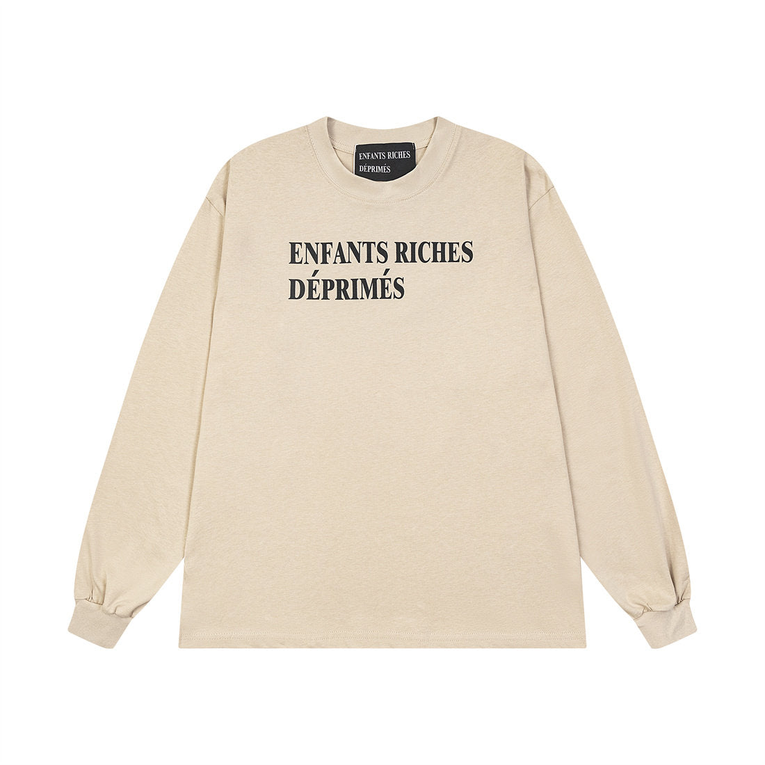 ERD Vintage Graphic Print Loose Cotton Long Tee